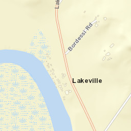 Lakeville California Street Map