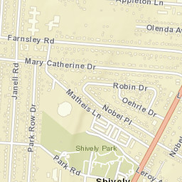 3510 Park Row Drive Louisville KY 40216 Street Map