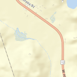 Wallace California Street Map