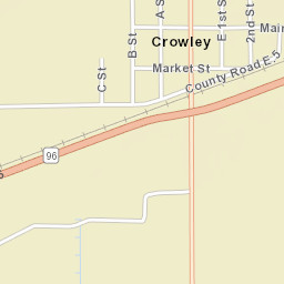 Crowley Colorado Street Map
