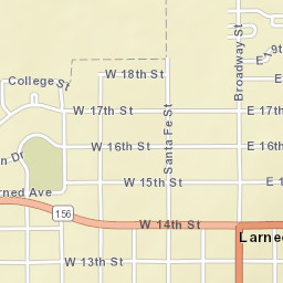 701 Edwards St, Larned, KS 67550 Street Map