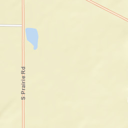 10237-10319 South Prairie Road, Red Bud Street Map