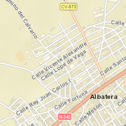 Albatera Street Map