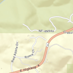 Red Apple California Street Map