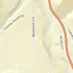 Dallas Colorado Street Map