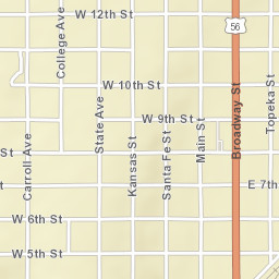 612-698 Broadway St, Larned, KS 67550 Street Map