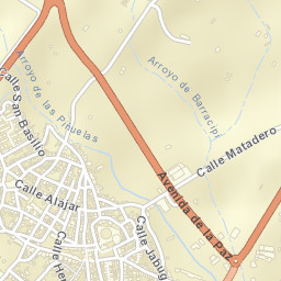 Fregenal de la Sierra Street Map
