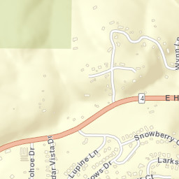 Hanford Hill California Street Map