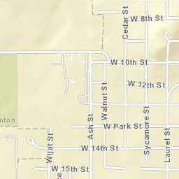 14th Street, Pleasanton, KS 66075 Street Map
