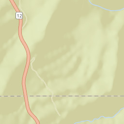 UT-12 Teasdale, Utah Street Map