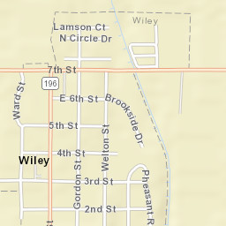 600-698 Main Street Wiley CO 81092 Street Map
