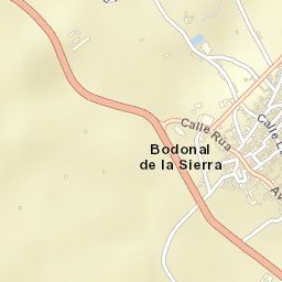Bodonal de la Sierra Street Map