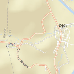 Ojós Street Map