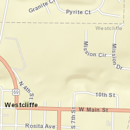 Westcliffe Street Map