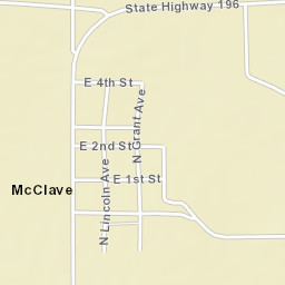 McClave Colorado Street Map