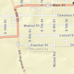 601-669 West Locust Street Mound City KS Street Map