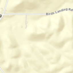 Birds Landing California Street Map