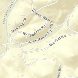 Big Valley California Street Map