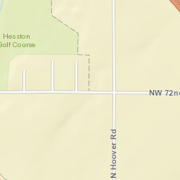 1013 East Hickory Street, Hesston, KS Street Map