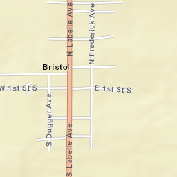 Bristol Colorado Street Map