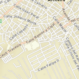 Archena Street Map