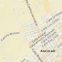 Almoradí Street Map