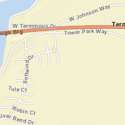 Terminous California Street Map