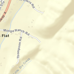 Douglas Flat California Street Map