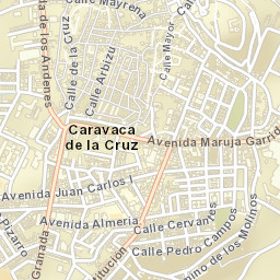 Caravaca Street Map