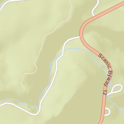Highway 12, Dixie National Forest, UT, USA Street Map