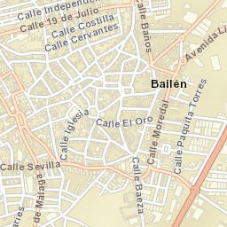 Bailén Street Map