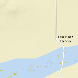 Old Fort Lyons Colorado Street Map
