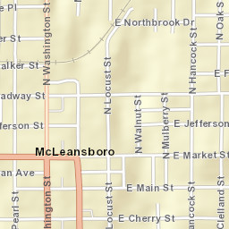 108 Market Street McLeansboro IL 62859 Street Map