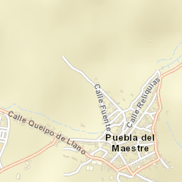 Puebla del Maestre Street Map