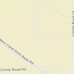 13774-13998 County Road Hh, Manzanola Street Map