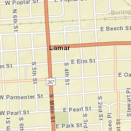 Lamar Street Map