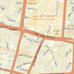 Tabriz Street Map