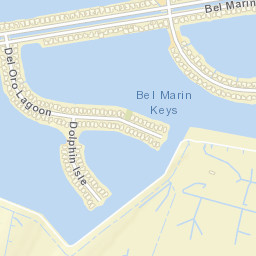 Bel Marin Keys California Street Map