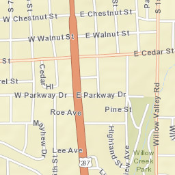 702-708 Willow Valley, Lamar, CO 81052 Street Map