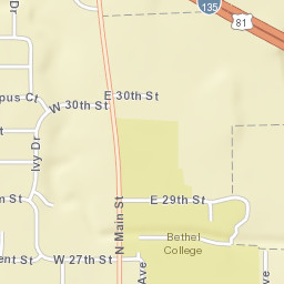 North Main Street, North Newton, KS Street Map