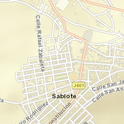 Sabiote Street Map
