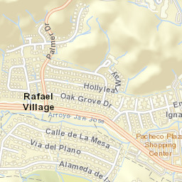 Rafael Village California Street Map