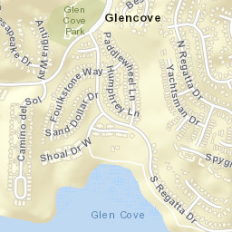 Glencove California Street Map