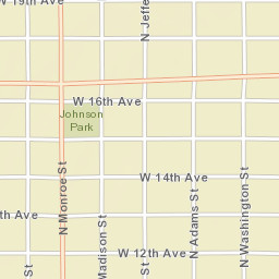 213-217 W 13th Ave Hutchinson KS Street Map