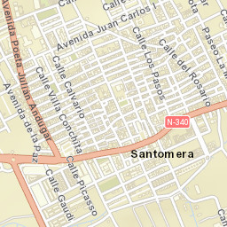 Santomera Street Map