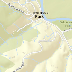 Inverness Park California Street Map