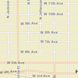210 West 4th Avenue, Hutchinson, KS Street Map