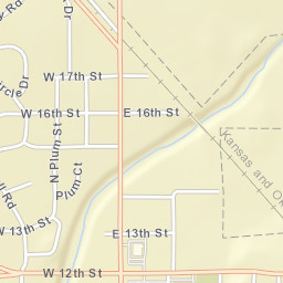 1301-1355 North Main Street Newton KS Street Map