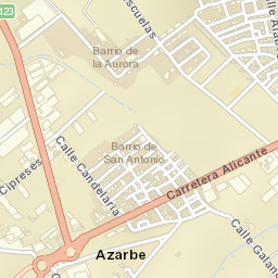 Cobatillas Street Map