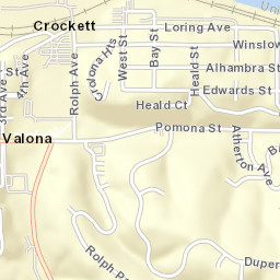 Crolona Heights California Street Map